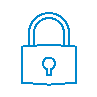 Lock outline